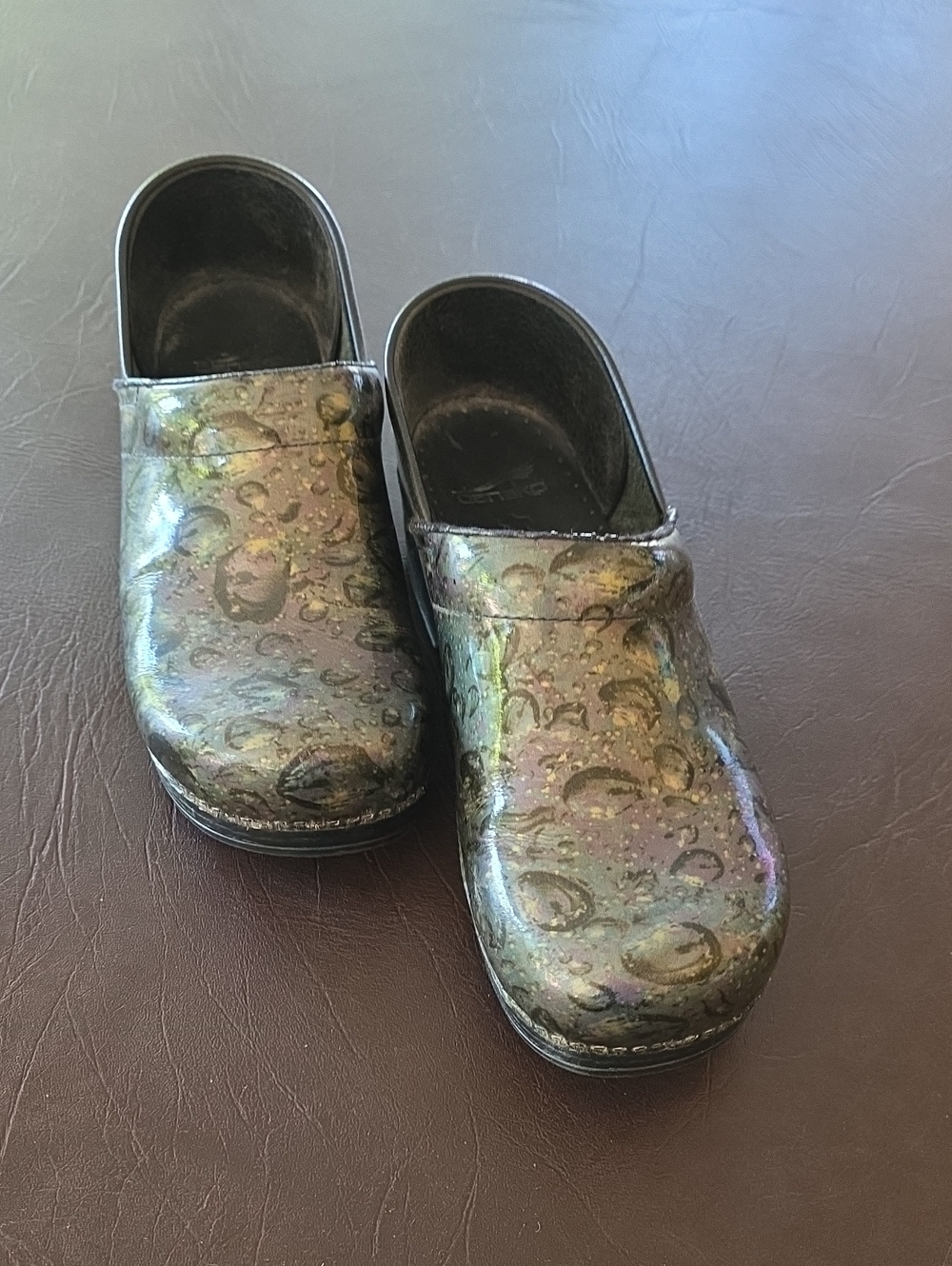 Dansko Bubble Blue Green Sz10